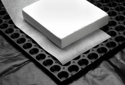 Hydrocell green roof built-up